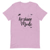 Airplane Mode Black Print T-Shirt - Her Pink PassportHeather Prism Lilac