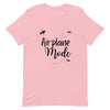 Airplane Mode Black Print T-Shirt - Her Pink PassportPink