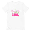 Black Girl Traveling T-Shirt - Her Pink PassportWhite