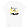 Dope Black Traveler Black Print T-Shirt - Her Pink PassportWhite