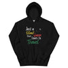 Just a Black Queen that Loves to Travel Hoodie - Her Pink PassportBlack