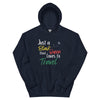 Just a Black Queen that Loves to Travel Hoodie - Her Pink PassportNavy