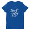 Travel Besties White Print T - Shirt - Her Pink PassportTrue Royal