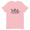 Travel is My Selfcare Black Print T - Shirt - Her Pink PassportPink