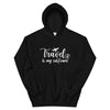 Travel is My Selfcare Hoodie - Her Pink PassportBlack