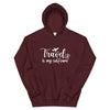 Travel is My Selfcare Hoodie - Her Pink PassportMaroon