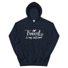 Travel is My Selfcare Hoodie - Her Pink PassportNavy