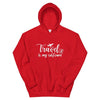 Travel is My Selfcare Hoodie - Her Pink PassportRed